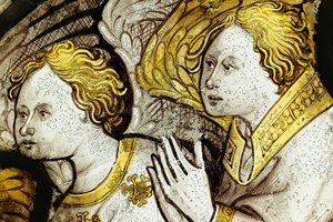 Bevaret afsnit fra Great East Window i York Minster: 