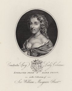 Constantia Lucy, Lady Colerane (gravering) af English School