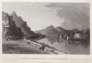 Klosteret Nonnenworth og ruinerne af Rolandseck af English School