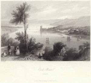 Cork River i Irland af English School