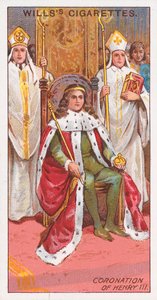 Kroning af Henrik III af English School