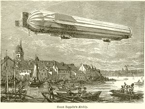 Greve Zeppelins luftskib af English School