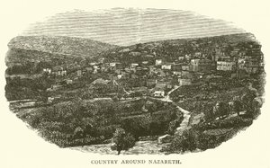 Land omkring Nazareth (gravering) af English School