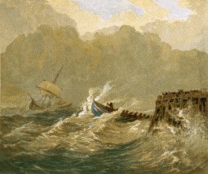 Mod. Redningsbåden. af English School