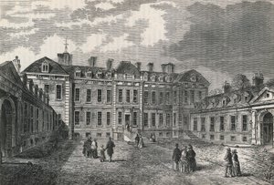 Gården til Montagu House af English School