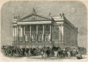 Covent Garden Theatre, London - åbnes i aften af English School