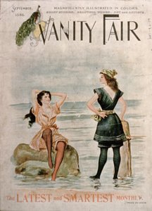Forside til Vanity Fair, september 1896 af English School