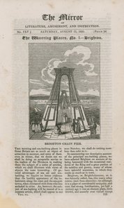 Titelblatt von The Mirror of Literature, Amusement and Instruction von English School