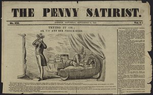 Cover af The Penny Satirist af English School
