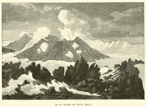 Crater of Mount Hekla  af English School