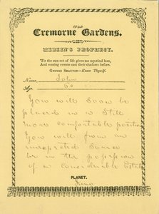 Cremorne Gardens, London: Merlins Prophecy af English School