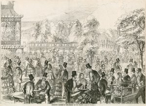 Cremorne Gardens, London, i højsæsonen af English School
