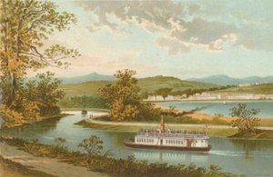 Crinan-kanalen ved Lochgilphead af English School