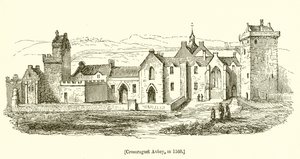 Crossraguel Abbey, i 1560 af English School
