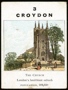 Croydon (farve litho) af English School