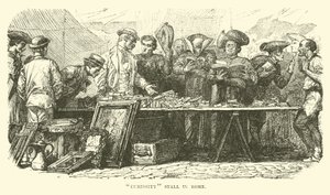 Kuriositätenstand in Rom von English School