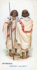 Sædvanlig hilsen i Abessinien, 1907 af English School
