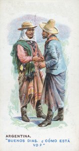 Sædvanlig hilsen i Argentina, 1907 af English School