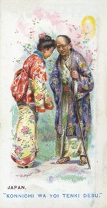 Sædvanlig hilsen i Japan, 1907 af English School