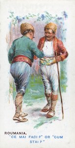 Sædvanlig hilsen i Rumænien, 1907 af English School