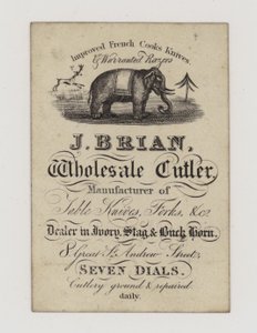 Cutler, J Brian, byttekort af English School