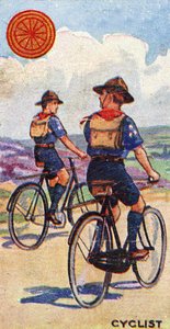 Radfahrer-Pfadfinderabzeichen, 1923 von English School