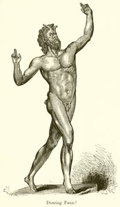 Dansende Faun af English School