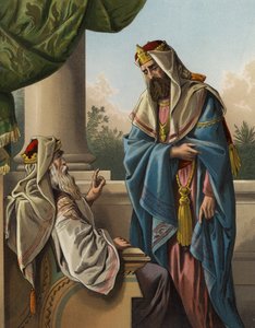 David gibt Salomo einen Auftrag