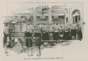 Forsoningsdagen, afsluttende gudstjeneste af English School