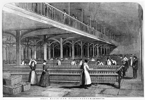 Dean Mills - The Double Room, 1851 af English School