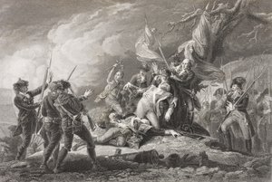 General Montgomerys død i slaget ved Quebec, 1775, fra 