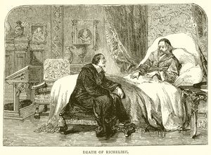 Richelieus død af English School