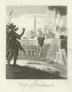 Sardanapalus død af English School