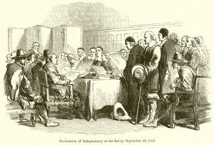 Uafhængighedserklæring på Savoyen, 29. september 1658 af English School