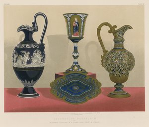 Dekorativt porcelæn af Alderman Copeland M P Stoke-upon-Trent og London af English School