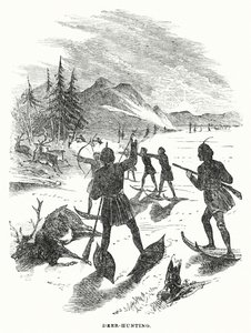 Hjortejagt (kobberstik) af English School