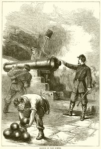 Forsvar af Fort Sumter af English School