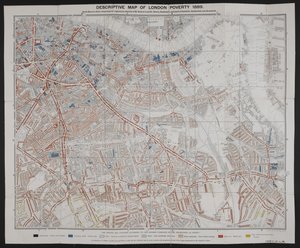 Descriptive Map of London Poverty, af Charles Booth af English School