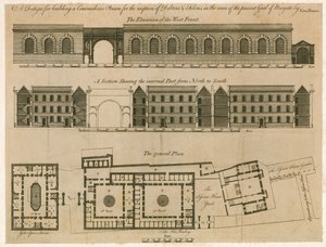 Design til Newgate fængsel af English School
