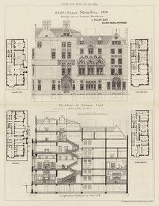 Design til en bolig i London (gravering) af English School