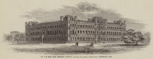 Design for Foreign Office, Banks and Barry, Architects, Premium, £500 (gravering) af English School