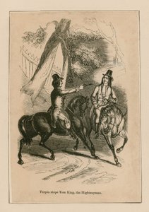 Dick Turpin stopper Tom King, motorvejsmanden af English School