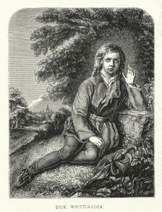 Dick Whittington (Gravur) von English School