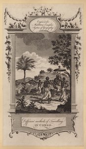 Forskellige metoder til at rejse i Congo (gravering) af English School