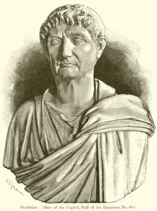 Diocletian. (Buste af Capitol, Kejsernes Hall, nr. 80)