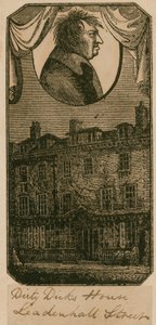 Dirty Dicks House, Leadenhall Street, London af English School