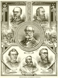 Distinguished Confederath Generals af English School