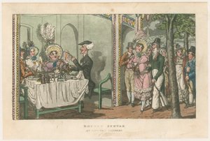 Doctor Syntax på Vauxhall Gardens af English School