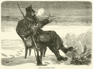 Udfører forposttjeneste, december 1870 af English School