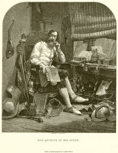 Don Quijote i sit studie af English School